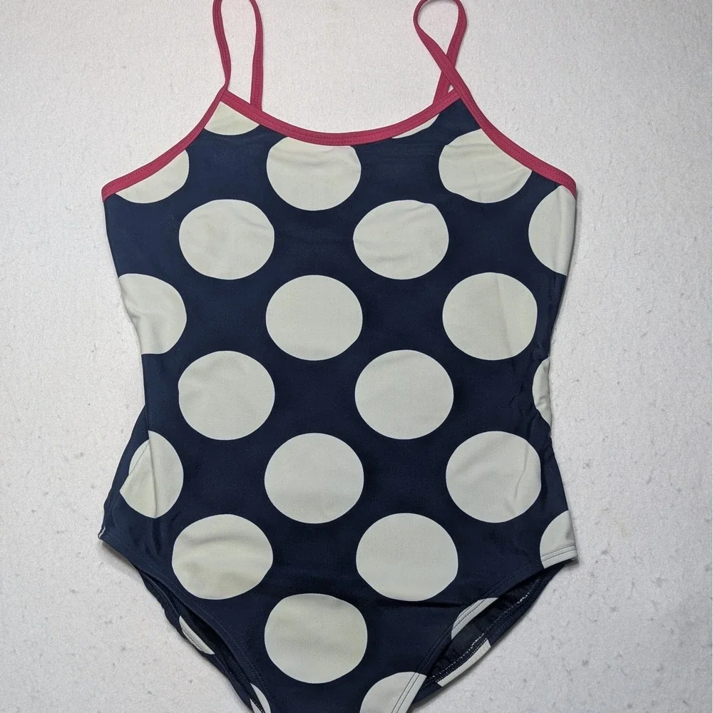 GapKids Navy Polka Dot One-Piece‎ Swimsuit | Girls XXL (14–16)